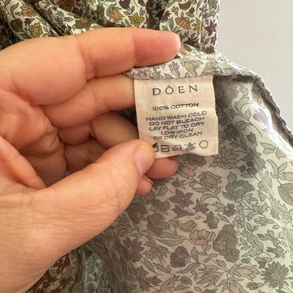 Doen Evalene in cream poppy bell floral size L - Picture 4 of 6